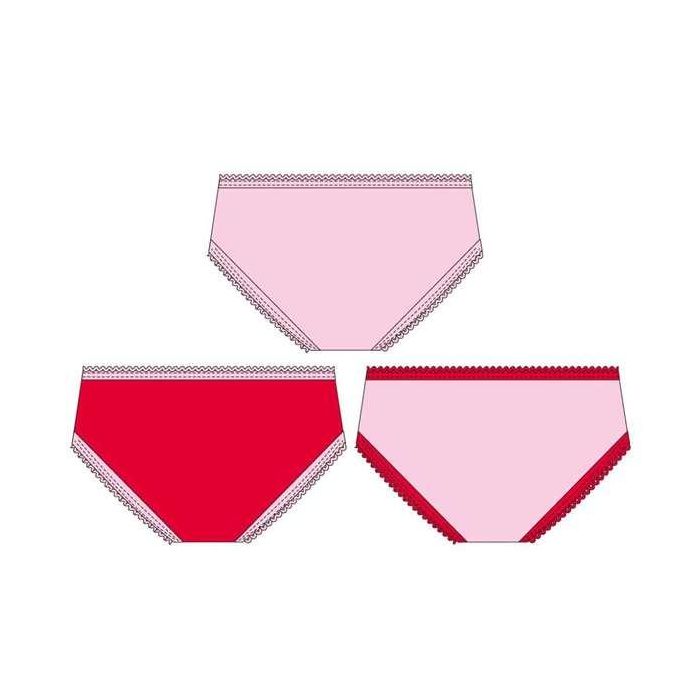 Pack braguitas single jersey 3 piezas hello kitty t04/05 2 Pack braguitas single jersey 3 piezas hello kitty t04/05 2