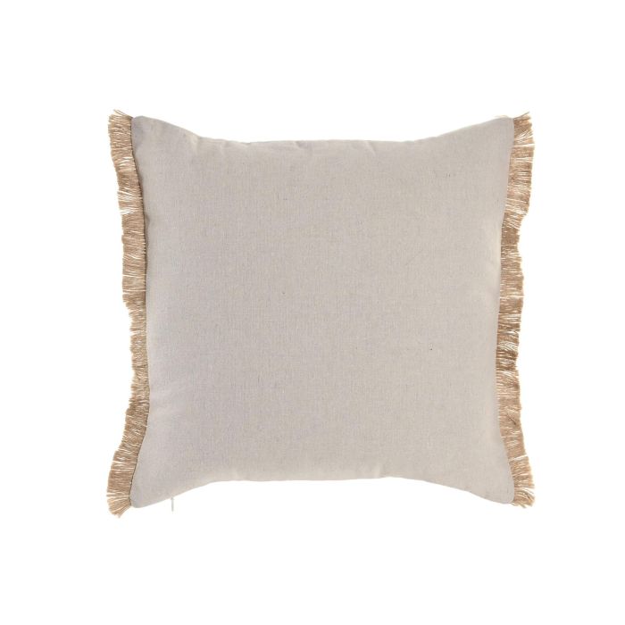 Cojin Boho DKD Home Decor Beige Natural 45 x 45 cm (2 Unidades) 2 Cojin Boho DKD Home Decor Beige Natural 45 x 45 cm (2 Unidades) 2
