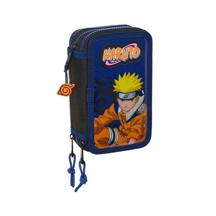 Plumier Triple Naruto Ninja Azul Negro 12,5 x 19,5 x 5,5 cm 36 Piezas Plumier Triple Naruto Ninja Azul Negro 12,5 x 19,5 x 5,5 cm 36 Piezas