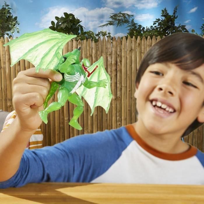 Set de caja Green Symbiote Hydro-Wings, figura de 10 cm con vehículo, juguetes de superhéroes para niños a partir de 4 años 2