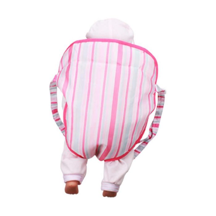 Mochila Portabebé Reig Rosa Rayas 1 Mochila Portabebé Reig Rosa Rayas 1