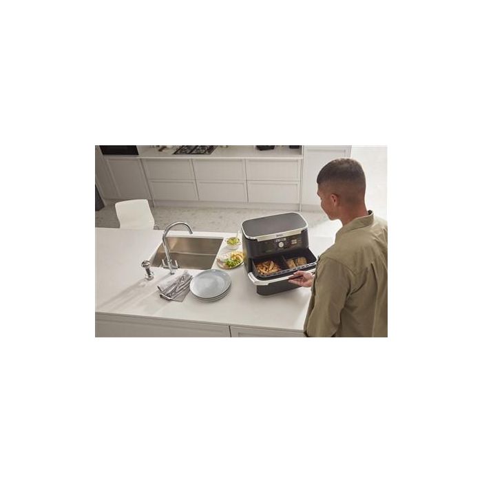 Ninja AF500EU Freidora de Aire Caliente Doble 10.4L para 8 personas 10 Ninja AF500EU Freidora de Aire Caliente Doble 10.4L para 8 personas 10