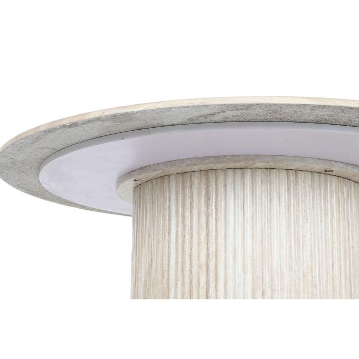 DKD Home Decor Mesa de Comedor Redonda Moderna de Granito y MDF con Acabado Símil Mármol Beige, Ø130x75 cm, Desmontable 3 DKD Home Decor Mesa de Comedor Redonda Moderna de Granito y MDF con Acabado Símil Mármol Beige, Ø130x75 cm, Desmontable 3