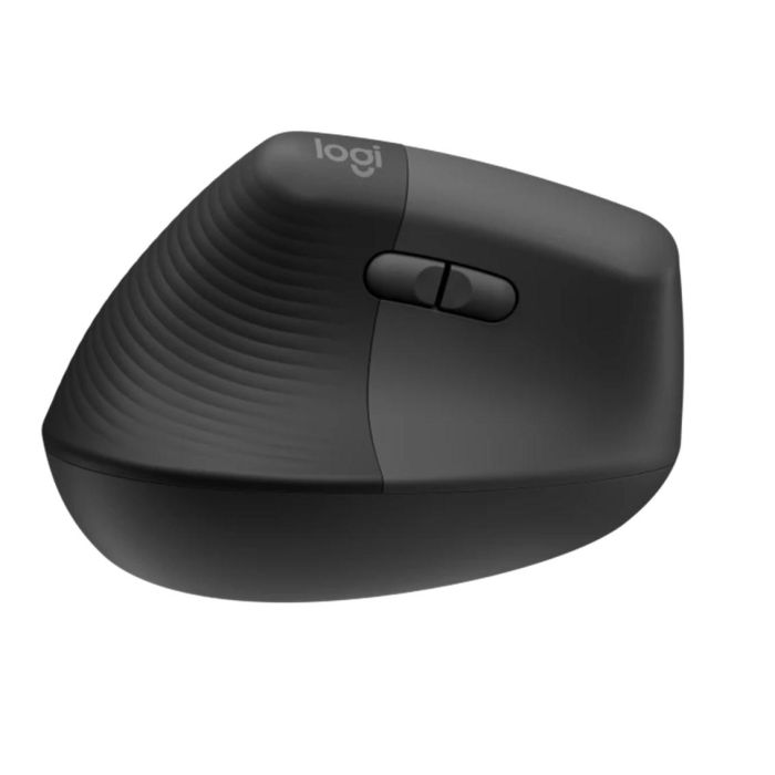 Logitech Ratón Vertical Ergonómico Inalámbrico Lift. Conexión Bluetooth & Logi Bolt USB, 6 Botones, 4000 DPI, Plástico Reciclado 4