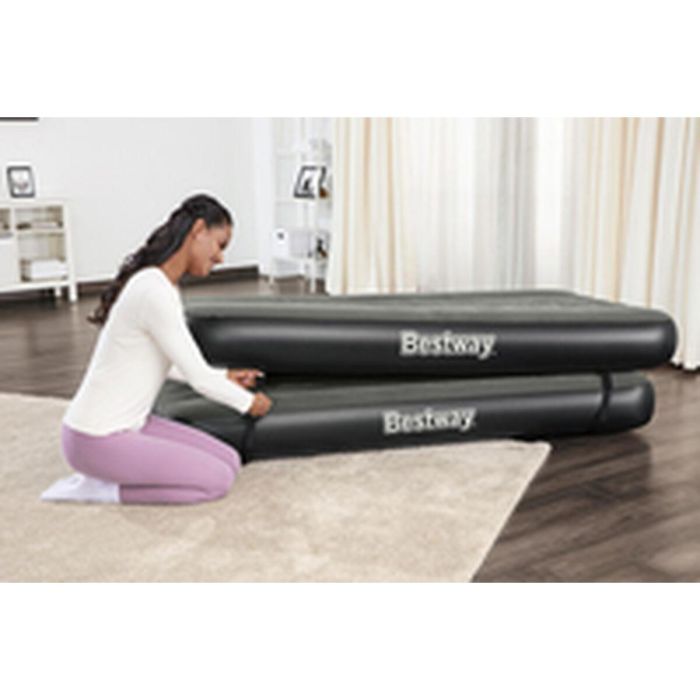 Bestway Cama 3 en 1 Airbed Tritech Connect and Rest - Camas Individuales, Elevada, King Size - 188 x 99 x 25 cm 2 Bestway Cama 3 en 1 Airbed Tritech Connect and Rest - Camas Individuales, Elevada, King Size - 188 x 99 x 25 cm 2