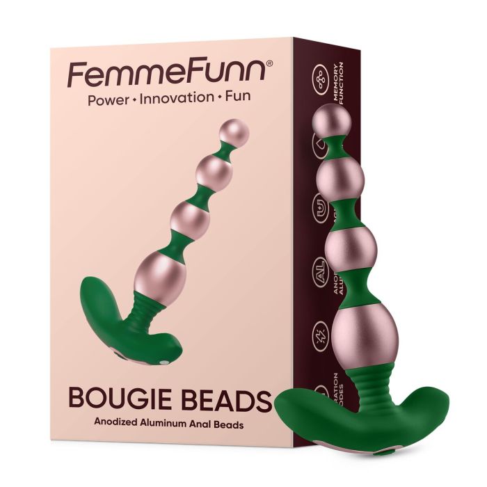 Vibrador Anal Negro FemmeFunn Multicolor Rosa 9