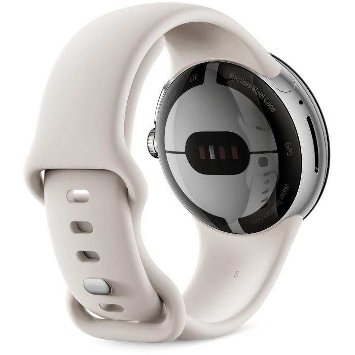 Google Pixel Watch LTE 4G 41mm Plata/Blanco con GPS y Monitor de Frecuencia Cardiaca, Wear OS 3