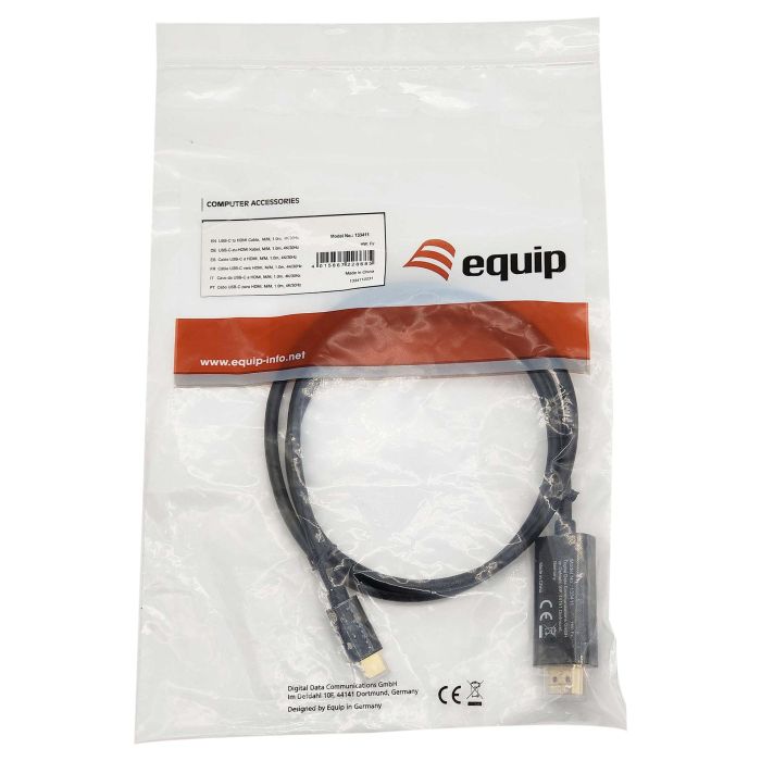 EQUIP CABLE USB-C A HDMI MACHO MACHO 1M 4K/30Hz 3