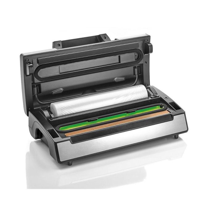 Laica Máquina de Vacío 20 l/min con Doble Barra de Sellado, Potencia Regulable e Incluye 2 Rollos 28 x 600 cm 1