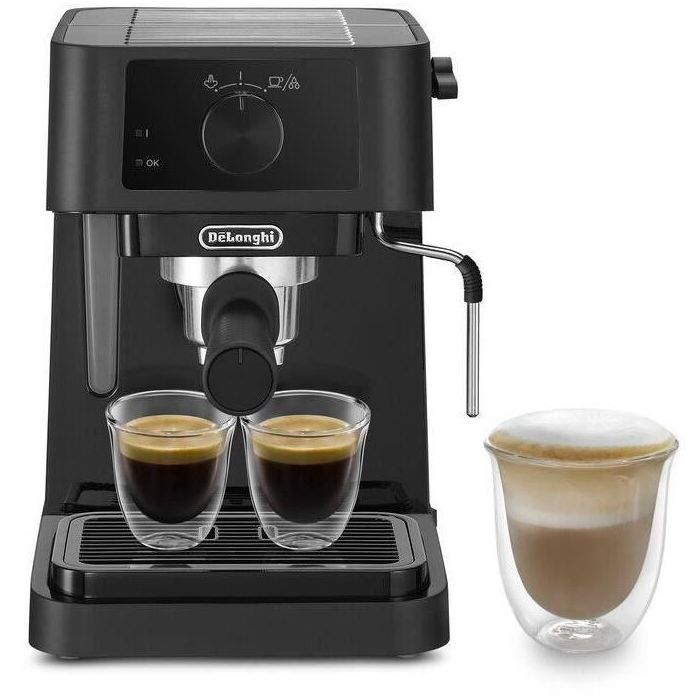 DELONGHI - Bomba de espresso Solo EC235.BK - Boquilla de vapor - Compatible con ESE - Negro