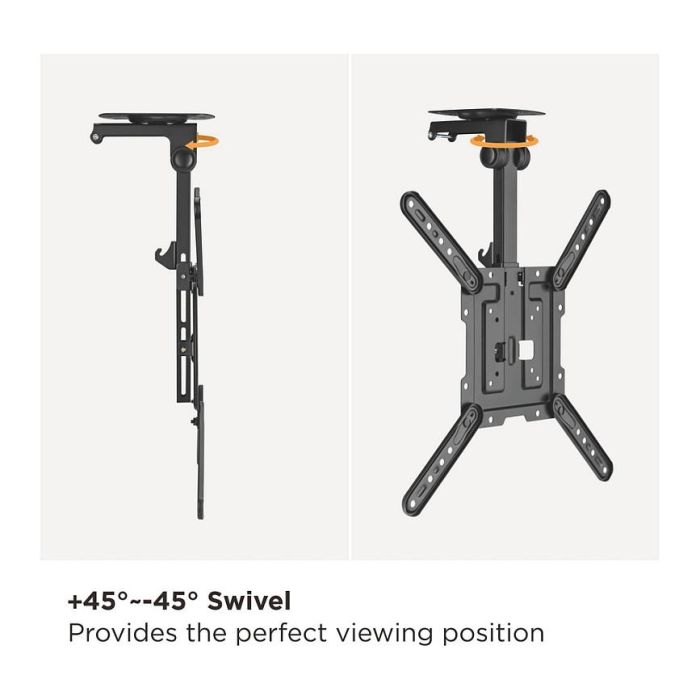 Equip Soporte Techo TV 650375 VESA 400x400 hasta 20kg para Pantallas 23"-55" 10