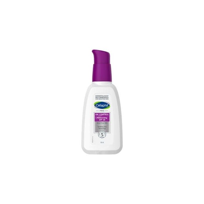 Cetaphil PRO OIL CONTROL Hidratante Facial SPF30 para Piel Grasa y Acneica con Control de Brillo, 24h Hidratación, No Obstruye Poros, 118 ml