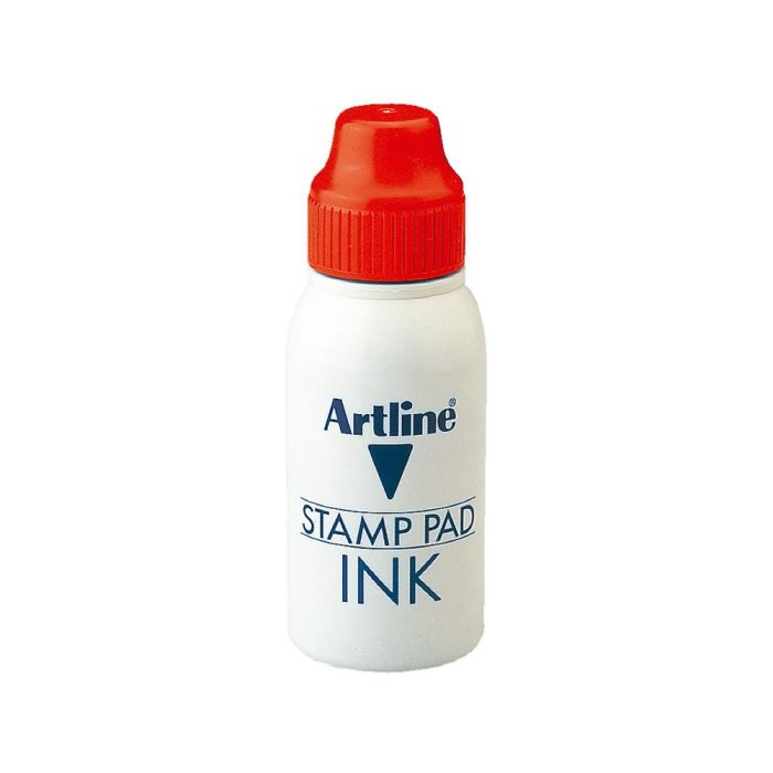 Tinta Tampon Artline Roja Bote 50 Cc 1