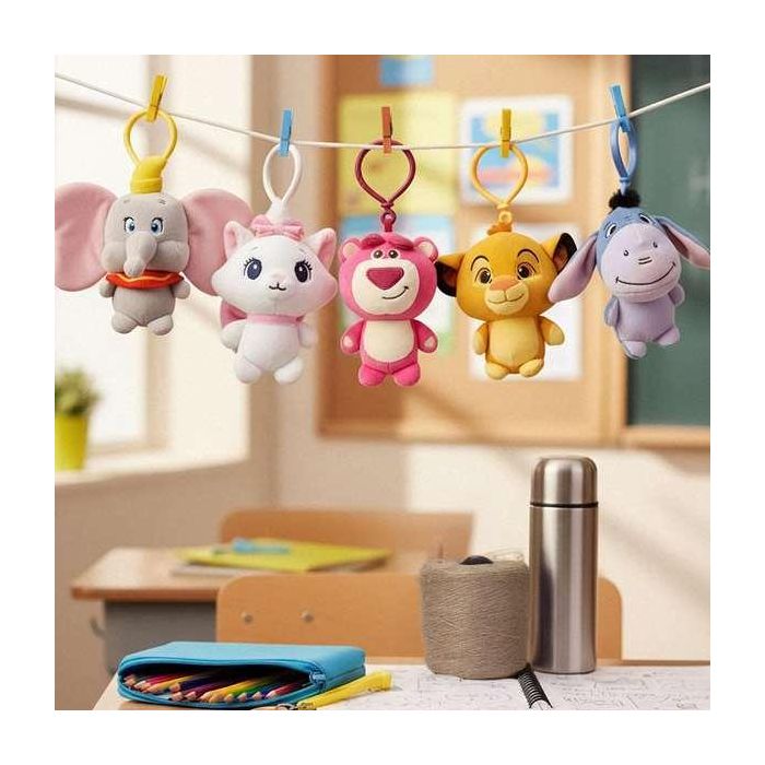 Llavero Peluche Disney Blanco 3