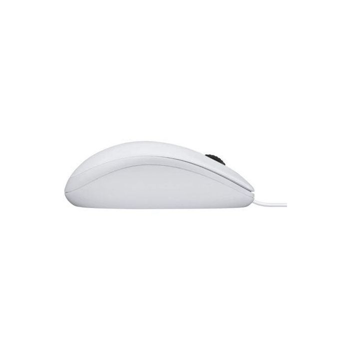 Logitech B100 Ratón Óptico USB Blanco con Conexión USB Tipo-A 2