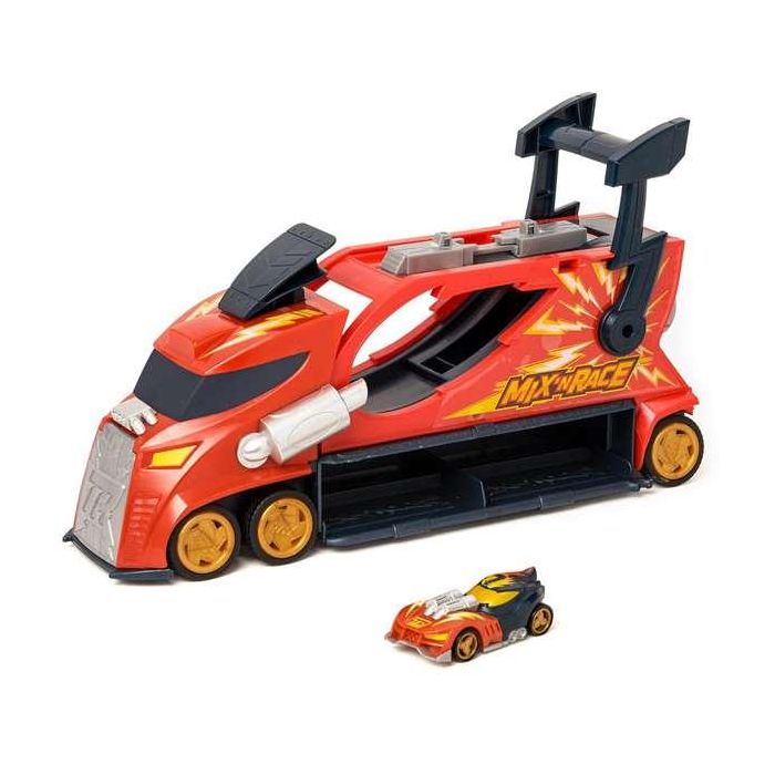 Camion thunder truckt-racers mix ‘n race transporta y lanza coches incluye coche exclusivo. 23x35x12cm 1 Camion thunder truckt-racers mix ‘n race transporta y lanza coches incluye coche exclusivo. 23x35x12cm 1