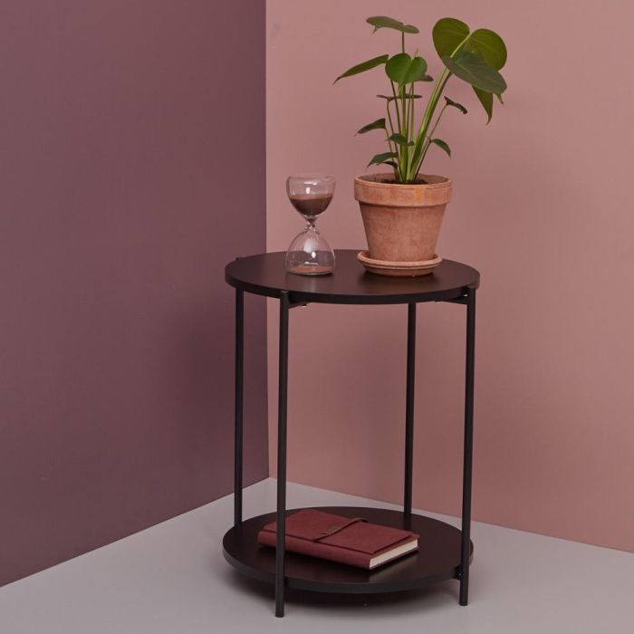 Day Mesa Auxiliar Negra Diámetro 40 cm Altura 50 cm 3