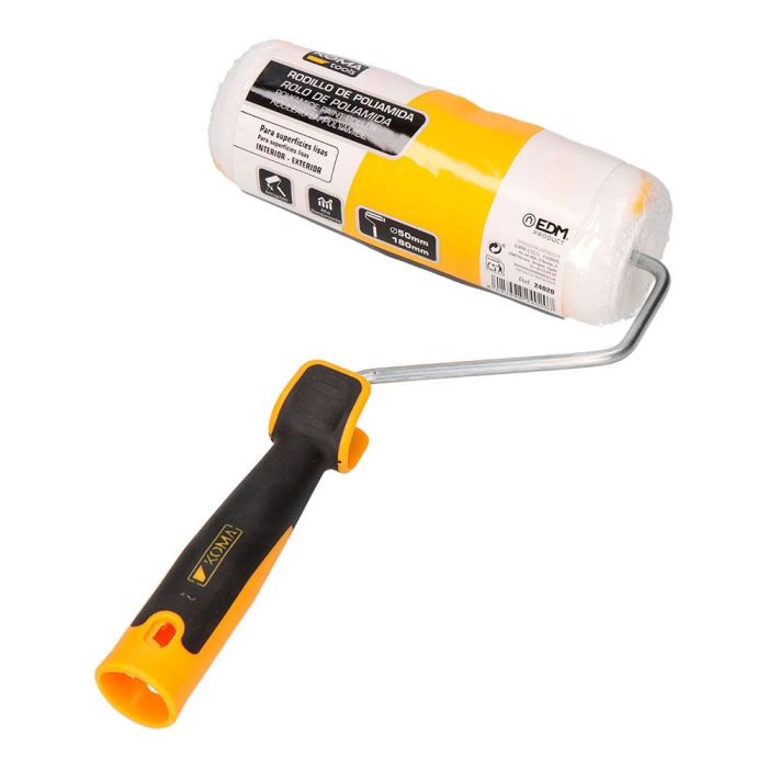Koma Tools Rodillo Poliamida Antigoteo para Superficies Lisas Ø50 x 180 mm Multiusos Interior y Exterior 1