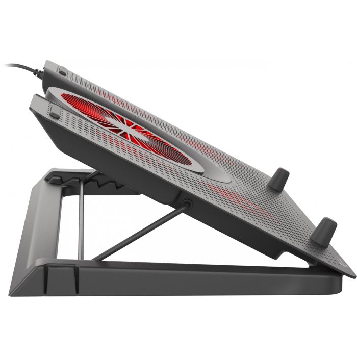 GENESIS Oxid 550 Base Refrigeradora para Portátil 17.3" (43.9 cm) 5 Ventiladores 2800 RPM, Iluminación LED Roja, Negro 5 GENESIS Oxid 550 Base Refrigeradora para Portátil 17.3" (43.9 cm) 5 Ventiladores 2800 RPM, Iluminación LED Roja, Negro 5