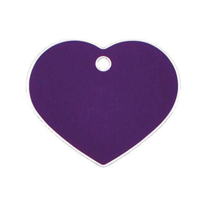 Placa identificativa para collar Imarc Heart Lila 0 Placa identificativa para collar Imarc Heart Lila 0