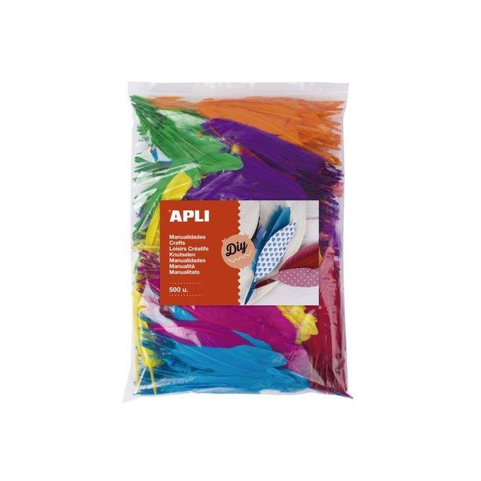 Plumas Apli Colores Surtido Bolsa De 500