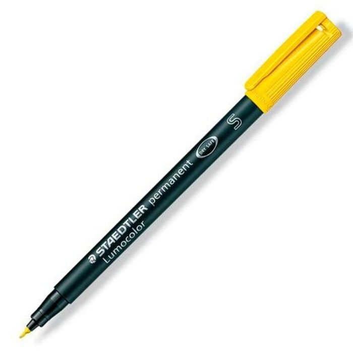 Rotulador permanente Staedtler Lumocolor 313-1 S Amarillo (10 Unidades) 1