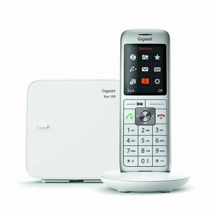 Gigaset CL 660 Teléfono Fijo Blanco Pantalla color 2,4" retroiluminada, Directorio 400 contactos, Base modular, Fabricado en Alemania 1 Gigaset CL 660 Teléfono Fijo Blanco Pantalla color 2,4" retroiluminada, Directorio 400 contactos, Base modular, Fabricado en Alemania 1