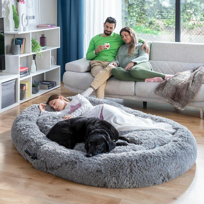 InnovaGood® Cama para perro Cloft, cama perro grande, tejido de poliéster, cama perros medianos antiestrés, Máxima relajación y InnovaGood® Cama para perro Cloft, cama perro grande, tejido de poliéster, cama perros medianos antiestrés, Máxima relajación y