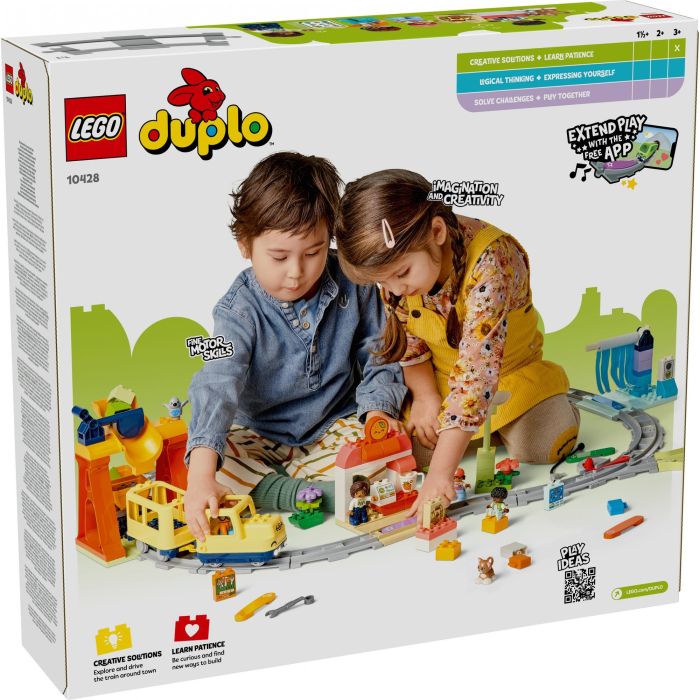 LEGO 10428 DUPLO My Town El Gran Tren Comunitario Interactivo - Juguete de Aprendizaje Temprano para 3 Años 8