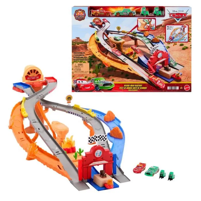 Mattel Disney Pixar Cars Radiador Springs Race & Rescue Videojuego 1