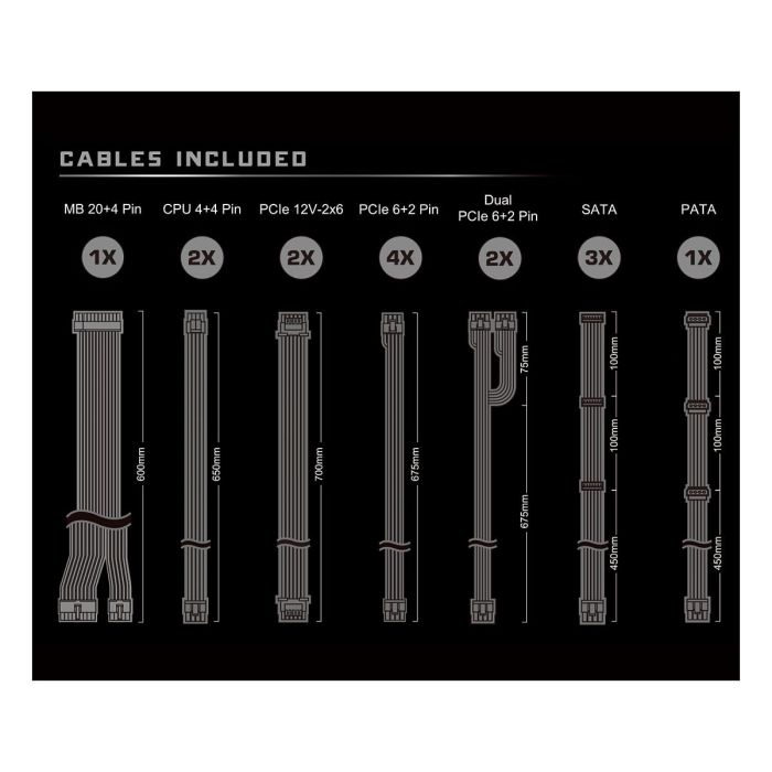 ASRock Fuente de Alimentación 1300W 80 PLUS Titanium ATX TC-1300T 90-UXT130-TFEAAB Negro 6