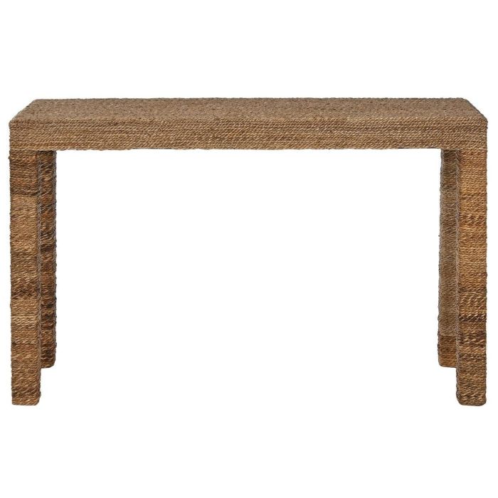 DKD Home Decor Consola de Fibra y Teca Natural 36x76x122 cm Colección Banana 1c25 1 DKD Home Decor Consola de Fibra y Teca Natural 36x76x122 cm Colección Banana 1c25 1