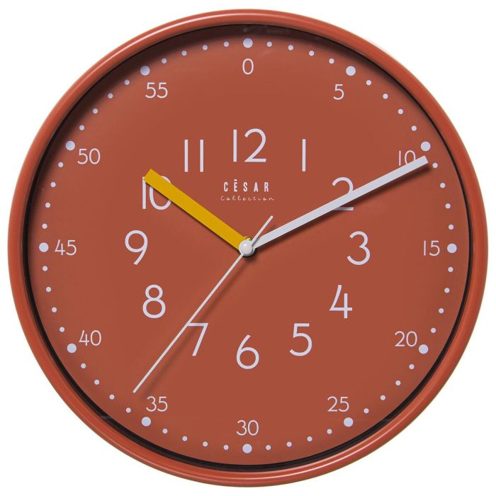 Reloj de Pared Alexandra House Living Rosa Acrílico Plástico 30 x 30 x 4 cm