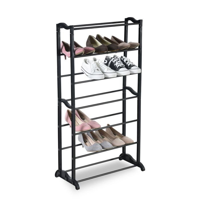Confortime Zapatero de Metal para 21 Pares, 55.5 x 25 x 95 cm (6 Unidades) 4 Confortime Zapatero de Metal para 21 Pares, 55.5 x 25 x 95 cm (6 Unidades) 4