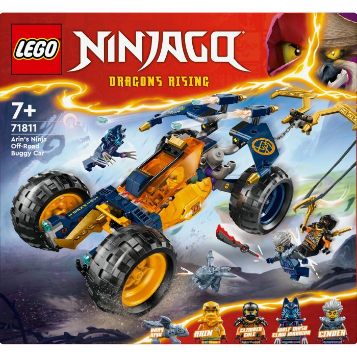 LEGO 71811 Buggy Todoterreno Ninja de Arin Ninjago, Amarillo, con 4 minifiguras y Riyu bebé - Temporada 2 11 LEGO 71811 Buggy Todoterreno Ninja de Arin Ninjago, Amarillo, con 4 minifiguras y Riyu bebé - Temporada 2 11