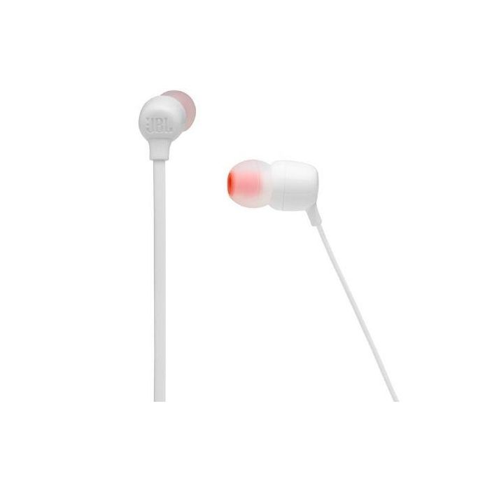 JBL Auriculares Inalámbricos Intrauditivos Tune 125BT con Micrófono Bluetooth Blancos JBLT125BTWHT