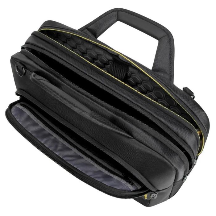 Targus Citygear Maletín Toploader Versátil Negro para Portátil y Tablet 12-14 pulgadas (35,6 cm) con Protección Dome y Asa Acolchada 1