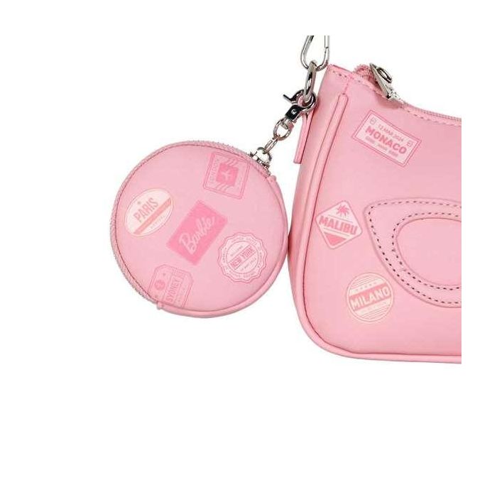 Karactermania Bolso Barbie Fancy 2.0 Travel Bolso de Hombro 8x21x5,5 cm Rosa PVC para Niñas 6 Karactermania Bolso Barbie Fancy 2.0 Travel Bolso de Hombro 8x21x5,5 cm Rosa PVC para Niñas 6