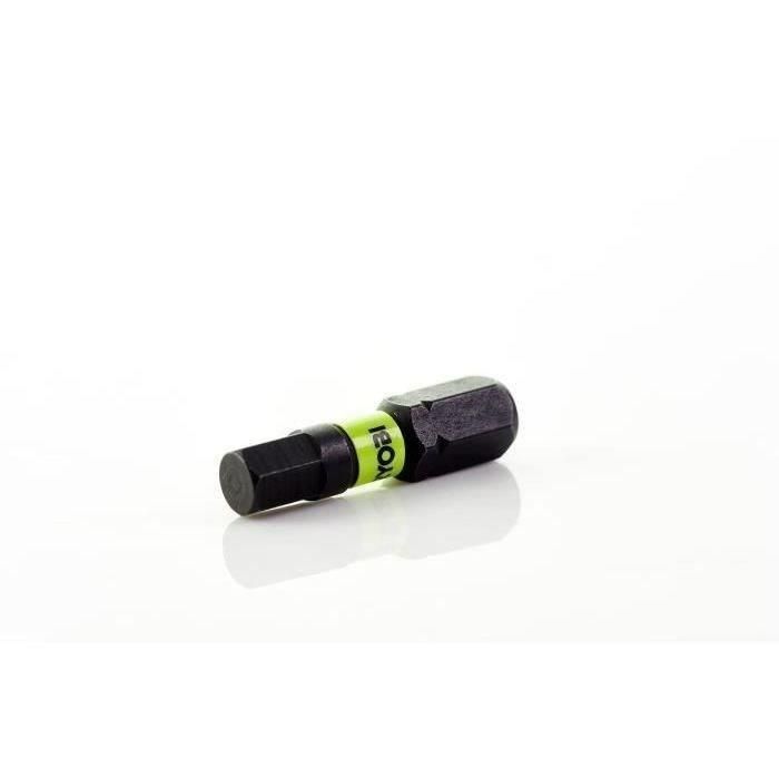 Ryobi Caja de Impacto con 31 Accesorios para Atornillar a Prueba de Golpes T/PH/PZ/SL/HEX/TX y Soporte de Broca Rápida 1