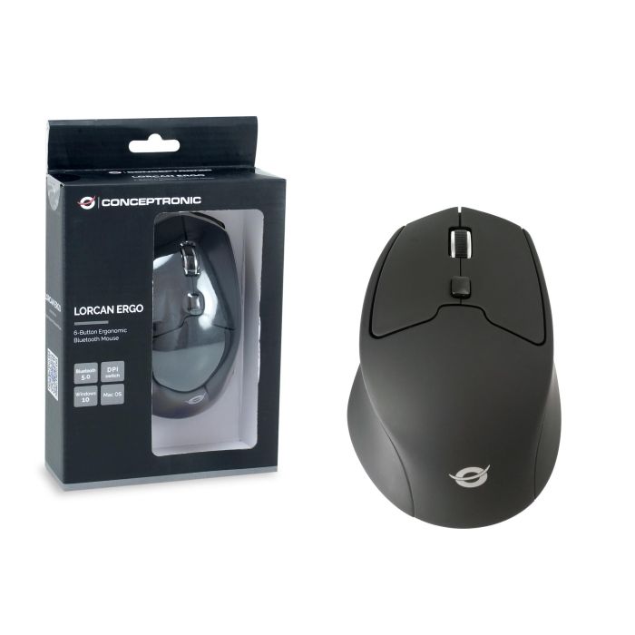 Conceptronic Lorcan02 Ratón Bluetooth 1600DPI Diseño Ergonómico para Diestros 4 Conceptronic Lorcan02 Ratón Bluetooth 1600DPI Diseño Ergonómico para Diestros 4