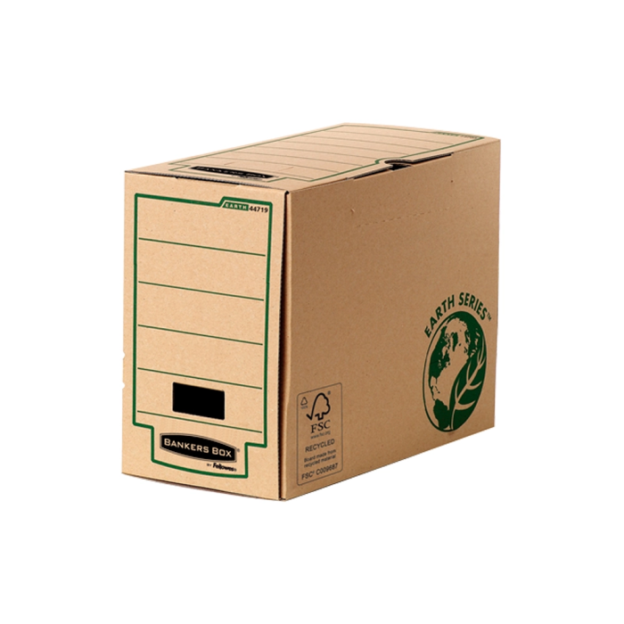 Fellowes Caja archivo definitivo folio cartón reciclado lomo 150 mm certificado fsc 1