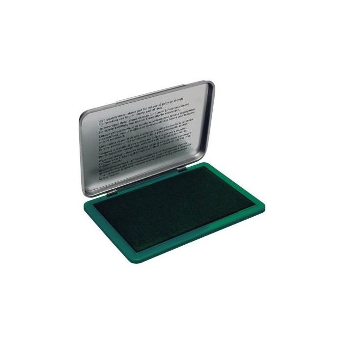 Trodat 9072M 143664 Stempelkissen Metall/Imprint verde 110x70mm para sellos de oficina