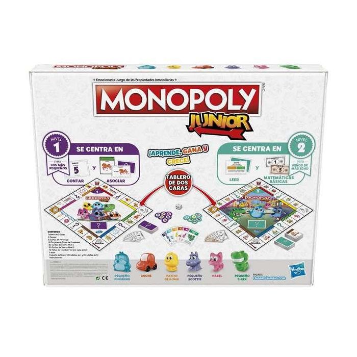 Monopoly Junior 2 Juegos En 1 F8562 Hasbro Gaming 1 Monopoly Junior 2 Juegos En 1 F8562 Hasbro Gaming 1