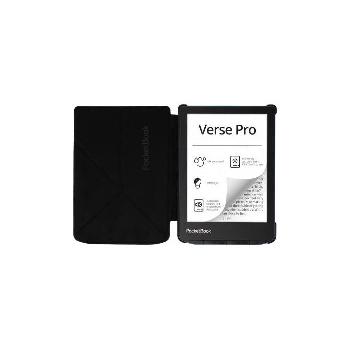 PocketBook H-SO-634-K-WW Funda Origami Negra para eReader Verse / Verse Pro de 6" de Microfibra y Poliuretano 1 PocketBook H-SO-634-K-WW Funda Origami Negra para eReader Verse / Verse Pro de 6" de Microfibra y Poliuretano 1
