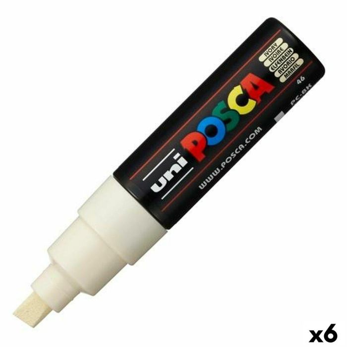 Rotuladores POSCA PC-8K Marfil (6 Unidades) Rotuladores POSCA PC-8K Marfil (6 Unidades)