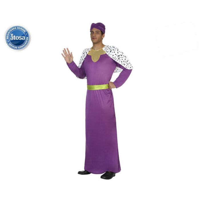 Disfraz Rey Mago Violeta Hombre XS-S Disfraz Rey Mago Violeta Hombre XS-S