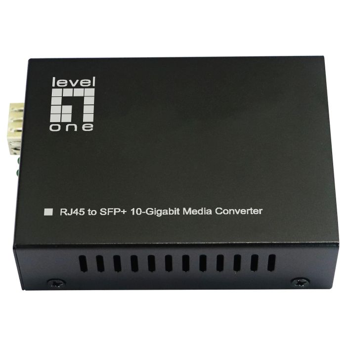 Level One GVT-2051 Convertidor 10GbE RJ45 a SFP+ para Redes de 1000/2500/5000/10000Mbit/s 2