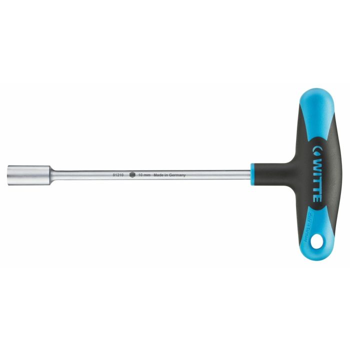 Llave de vaso hexagonal WITTE PRO 4 mm Hexagonal Forma de T 1 Llave de vaso hexagonal WITTE PRO 4 mm Hexagonal Forma de T 1