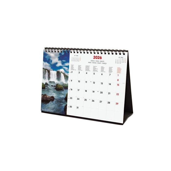 Calendario (2026) Finocam Internacional Sobremesa Imagenes Mensual Para Escribir S 210X150 Nature