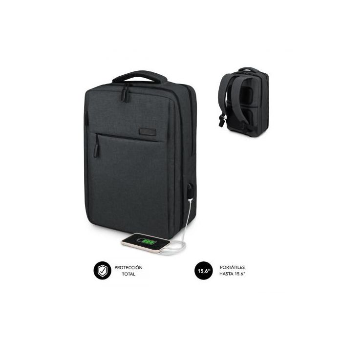 SUBBLIM Mochila Traveller Airpadding Backpack 15,6" Grey SUBBLIM Mochila Traveller Airpadding Backpack 15,6" Grey
